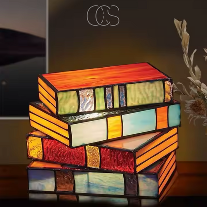 Elegant Glass Table Lamp for Reading and Home Decor