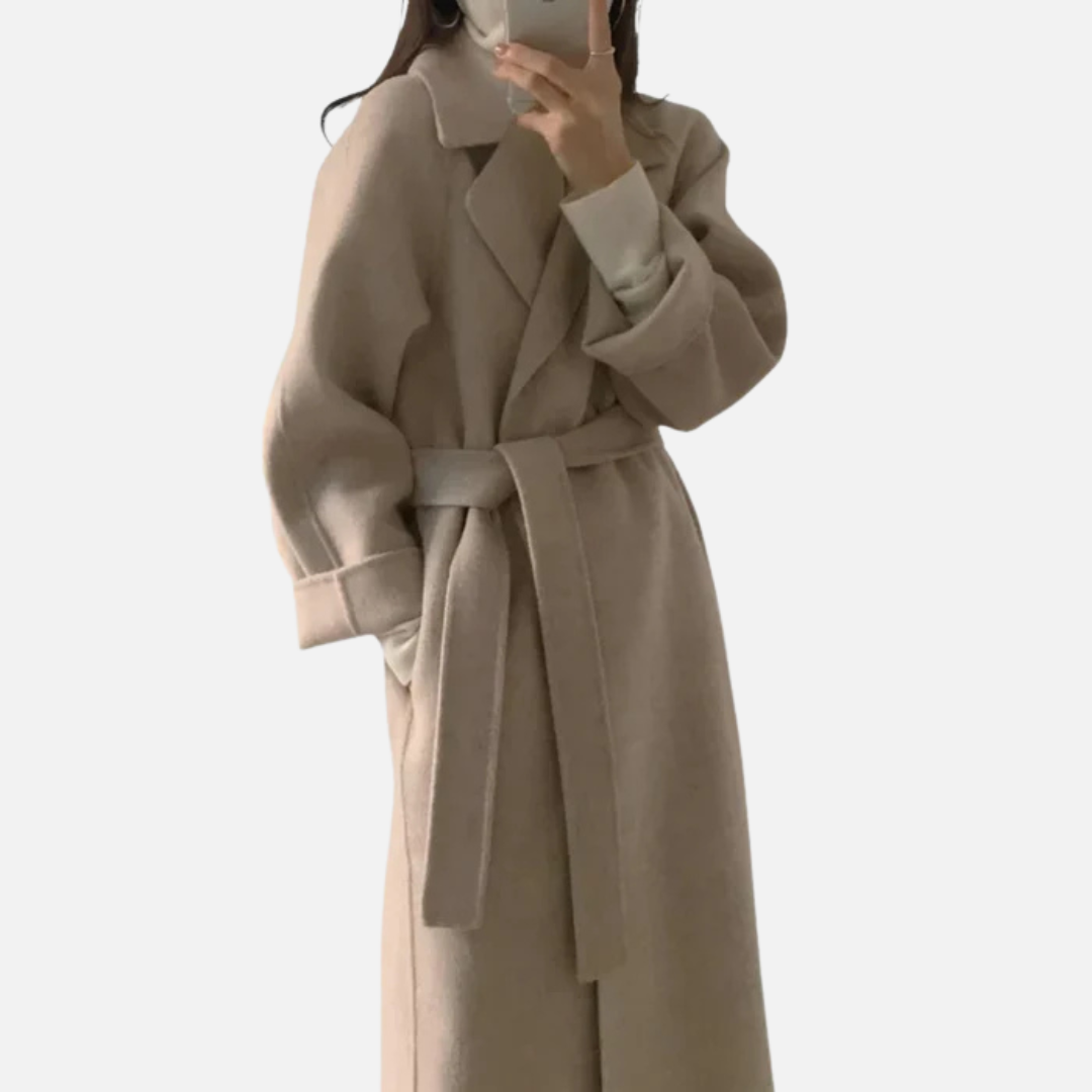 Emilia | Women's Belted Wool Trench Coat