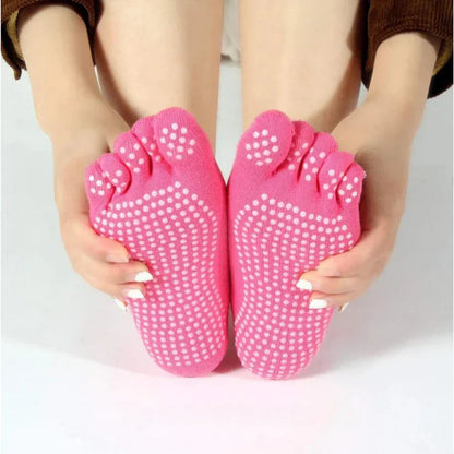 Anti-Slip Yoga Grip Socks (3-Pack)