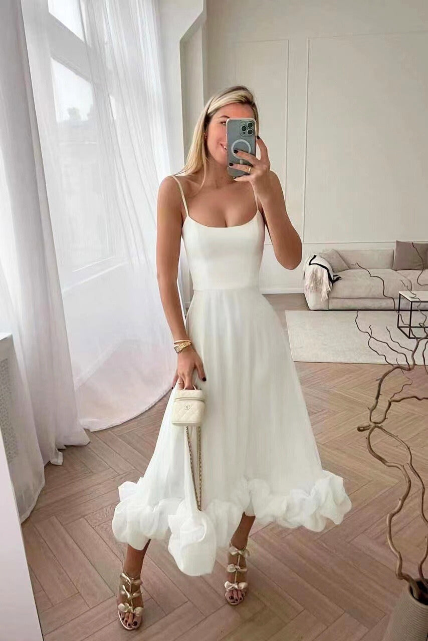 Elegant Floor Length Evening Dress