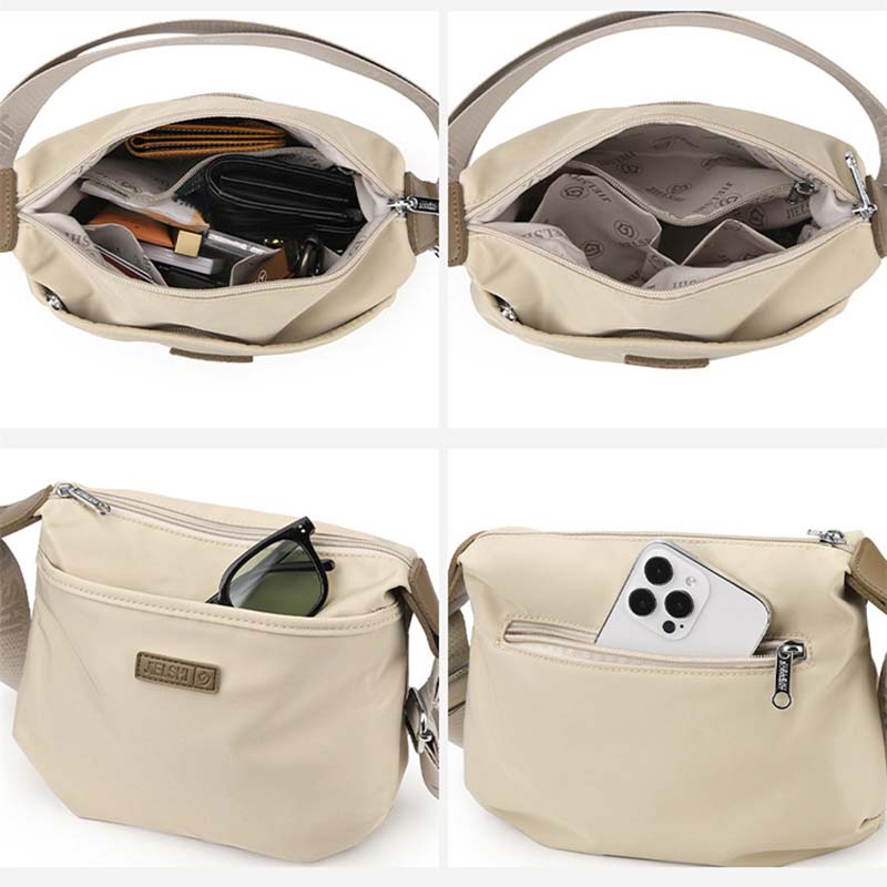 Waterproof Women's Crossbody Travel Bag with Anti-Theft Strap