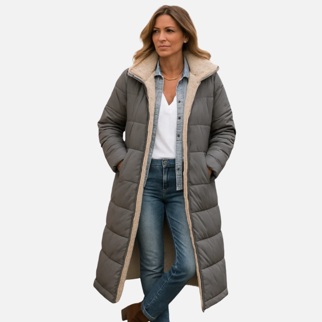 Bronte | Womens Warm Hooded Puffer Coat