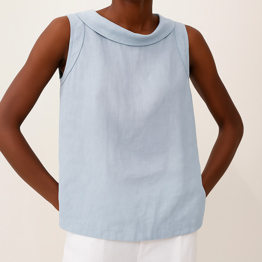 Tank Style Crew Neck Women's Top