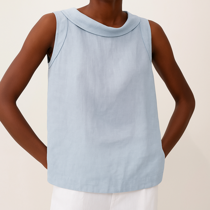Tank Style Crew Neck Women's Top