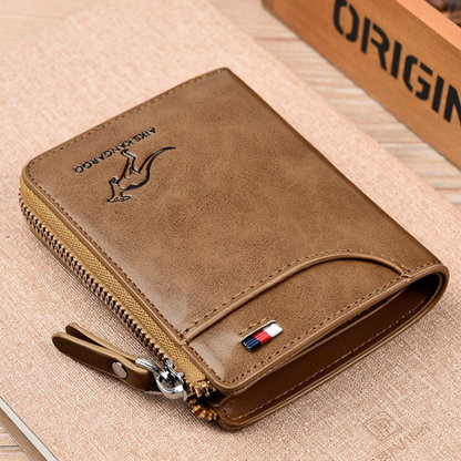 Premium Mens Leather RFID Blocking Wallet