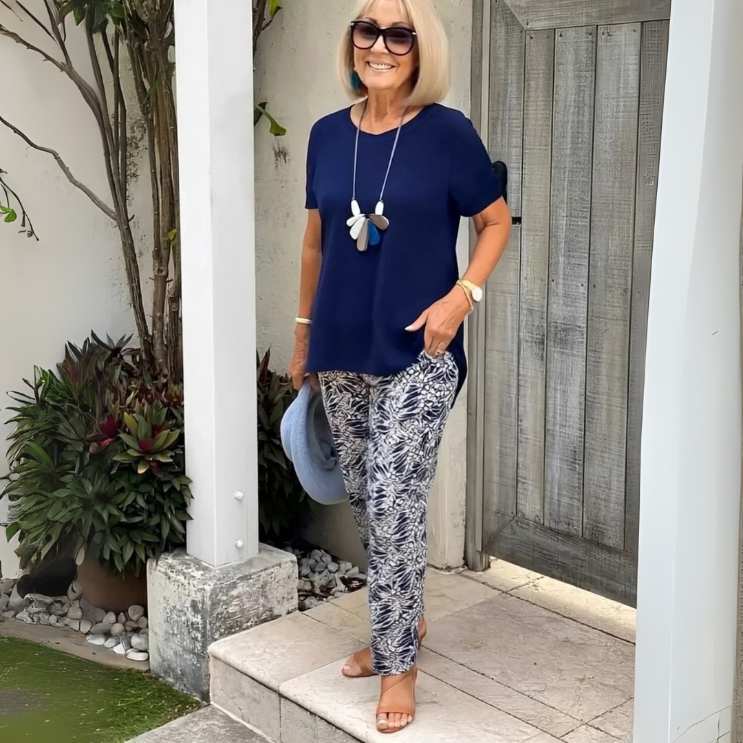 Soft Cotton 2-Piece Outfit for Women - Luxivelle