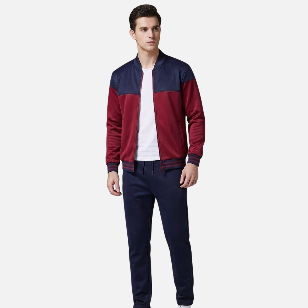 Men’s Tracksuit Two-Tone Athletic Set