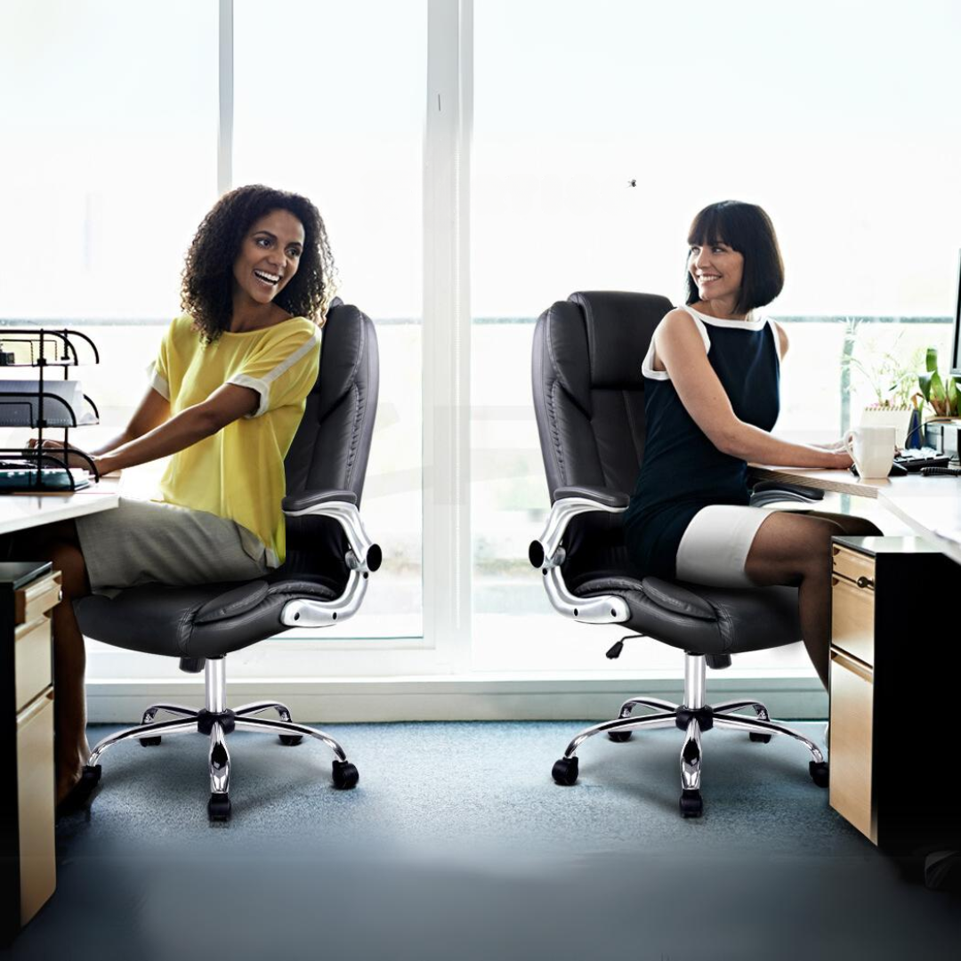 Adjustable Executive Leather Desk Chair