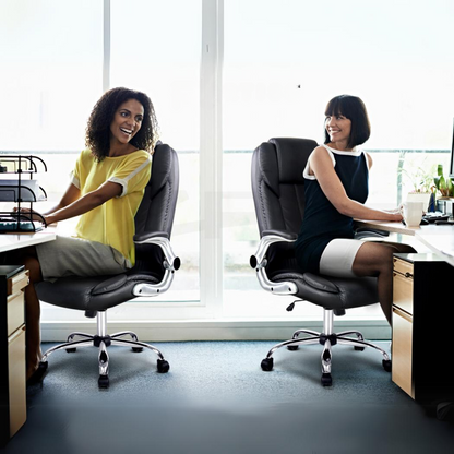 Adjustable Executive Leather Desk Chair