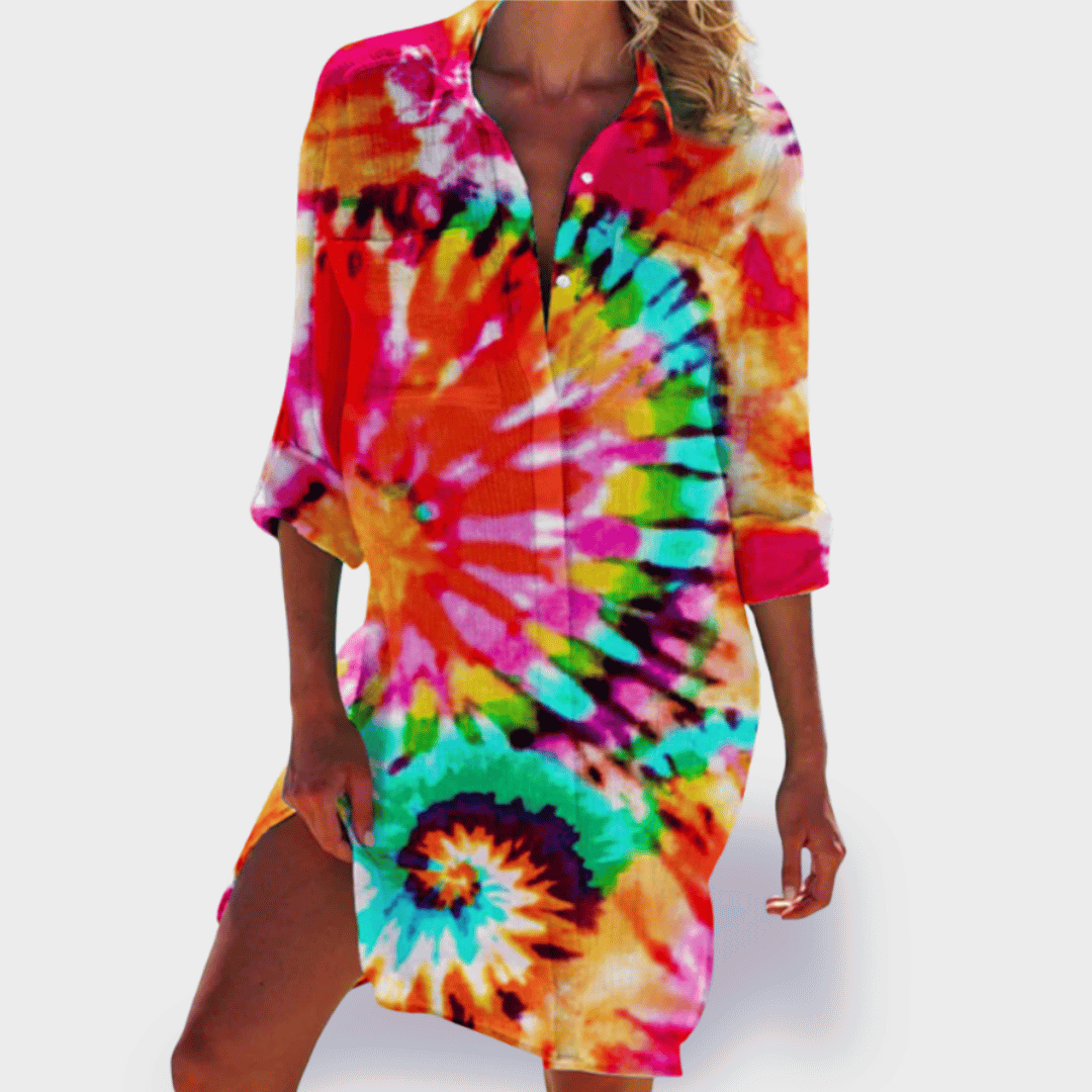 Vibrant Easy Breezy Summer Dress - Luxivelle