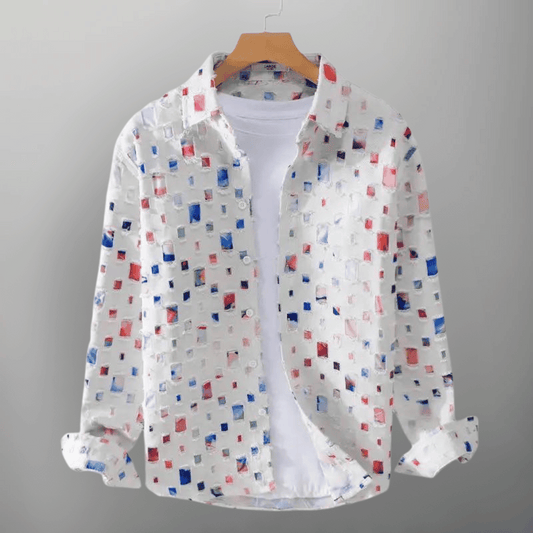 Alessandro | Denim Frayed Shirt
