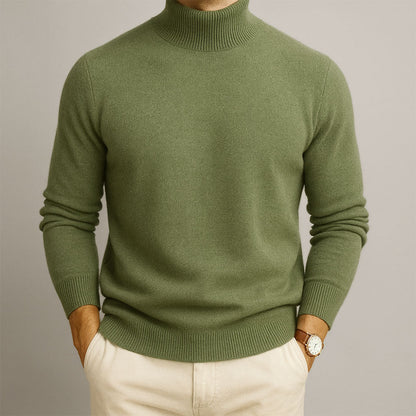 Classic Fit Men's Turtleneck Sweater