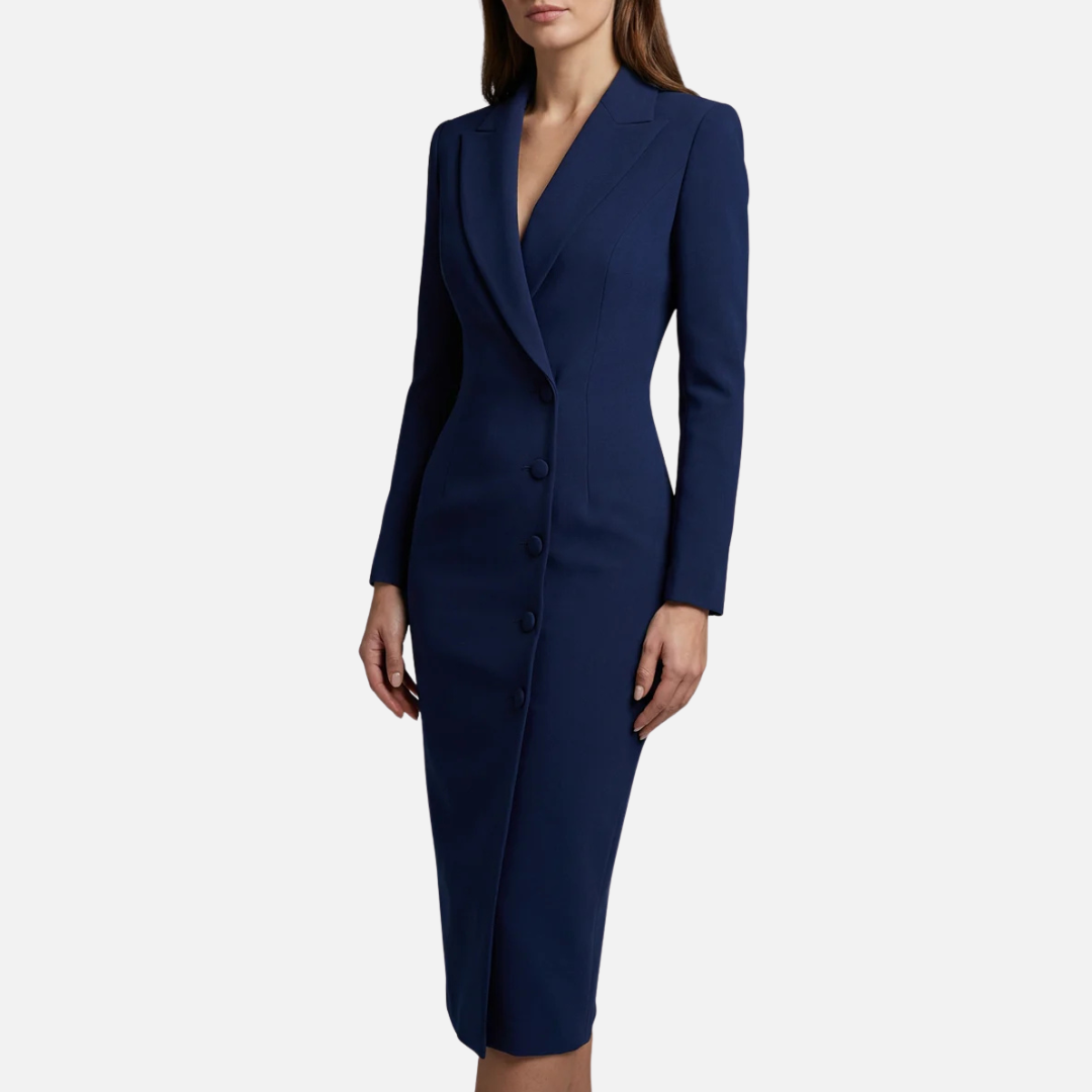Sophie | Women's Fitted Midi Blazer Dress