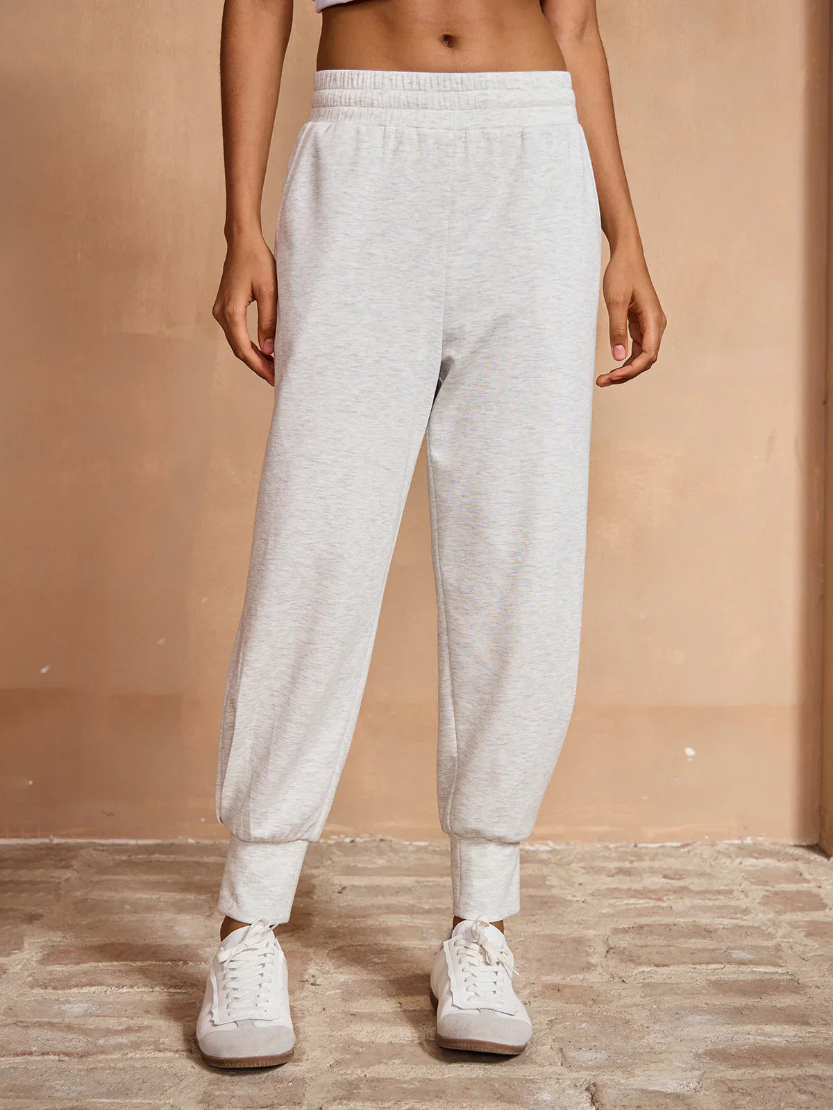 Comfortable Elastic Waist Floral Bloomer Pants