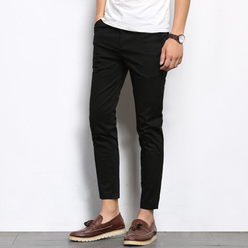 Classic Fit Men's Chino Trousers - Luxivelle