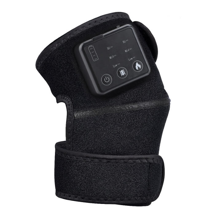 Heated Knee Wrap Massager with Vibration Therapy - Luxivelle