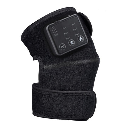 Heated Knee Wrap Massager with Vibration Therapy - Luxivelle