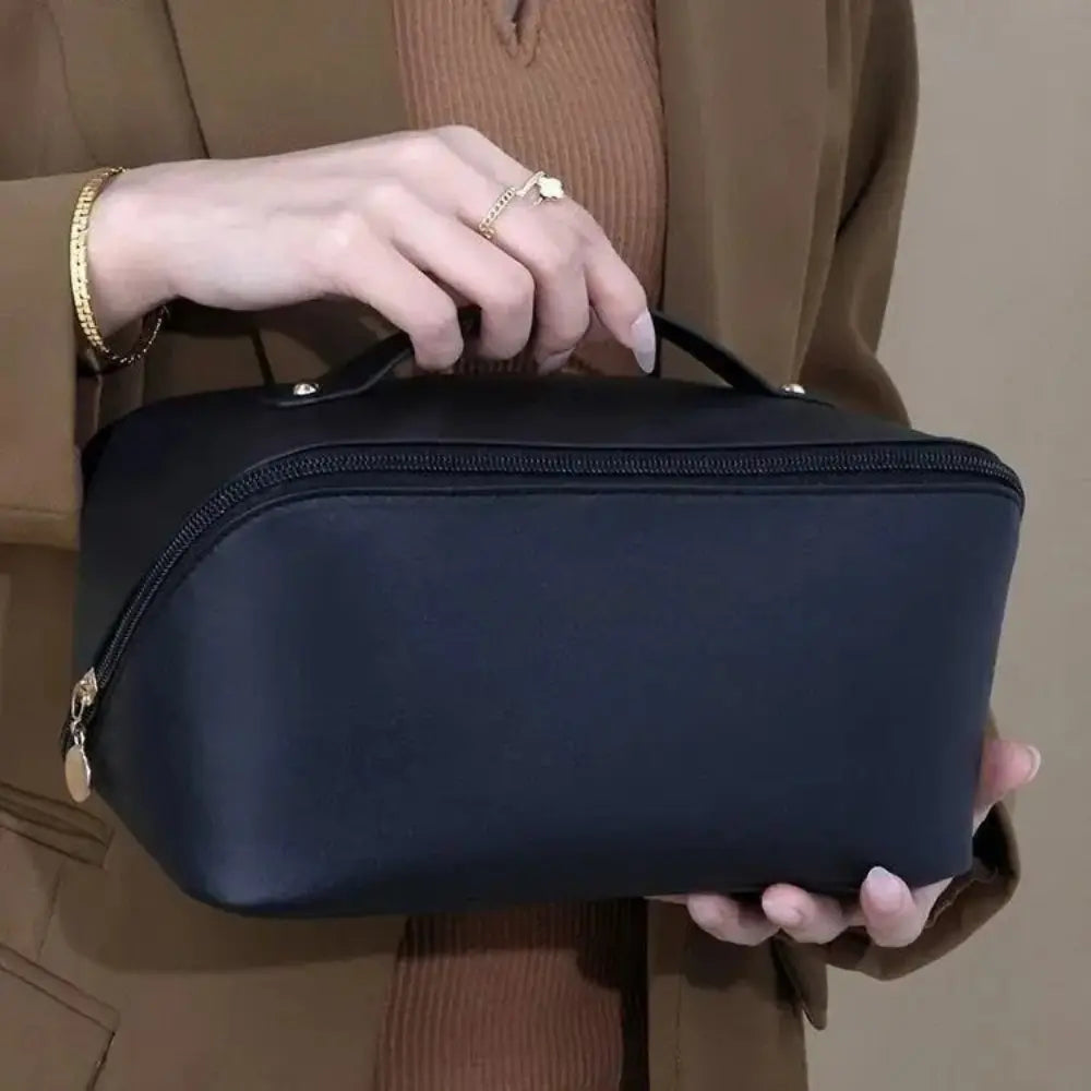 Premium Travel Makeup Case - Compact Cosmetic Organizer