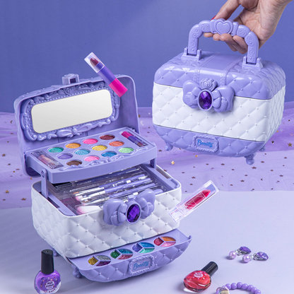 Girls Sparkle Makeup Play Kit - Luxivelle