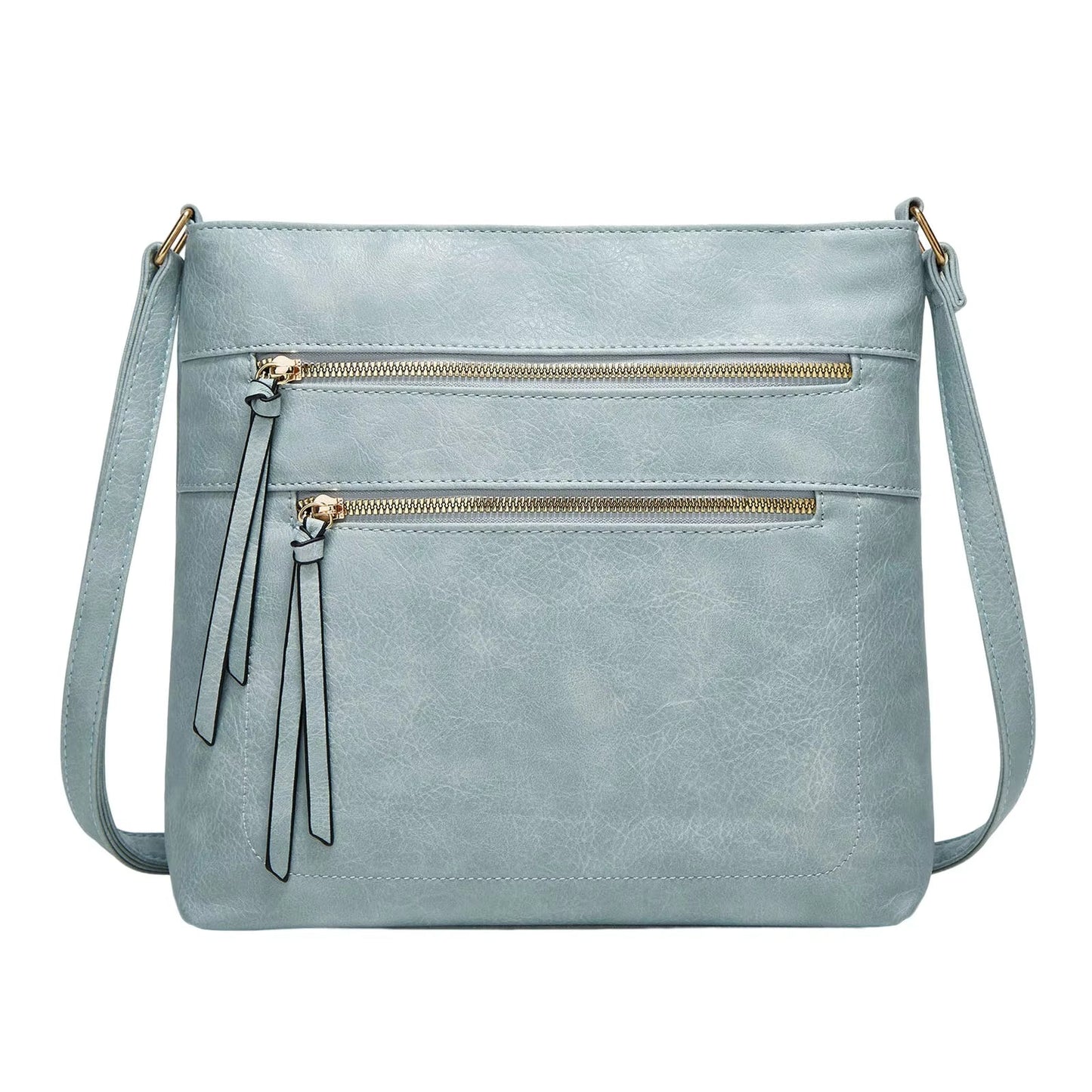 Classic Small Leather Crossbody Handbag for Women