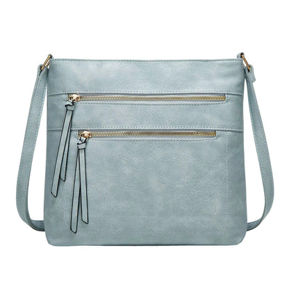 Classic Small Leather Crossbody Handbag for Women