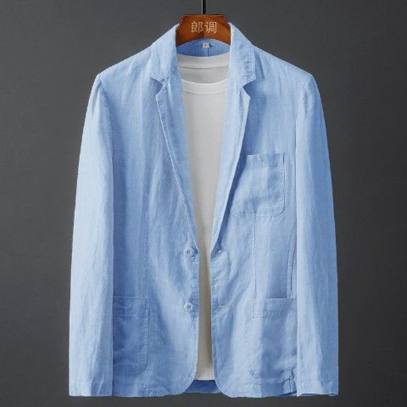 Slim Fit Blazer with Extra Pockets for Men