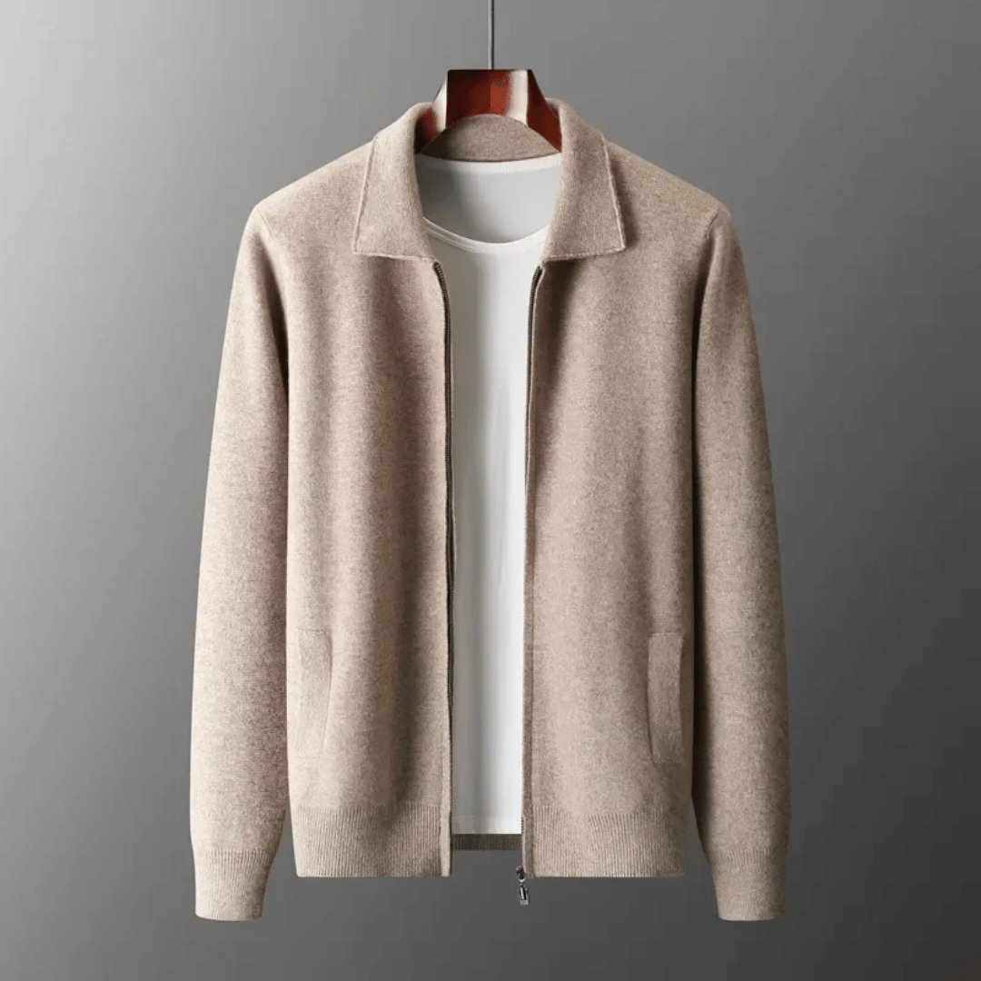 Spencer | Classic cashmere knit sweater