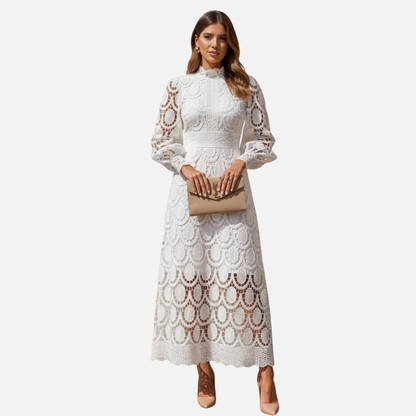 Women Elegant Midi Dress Breathable