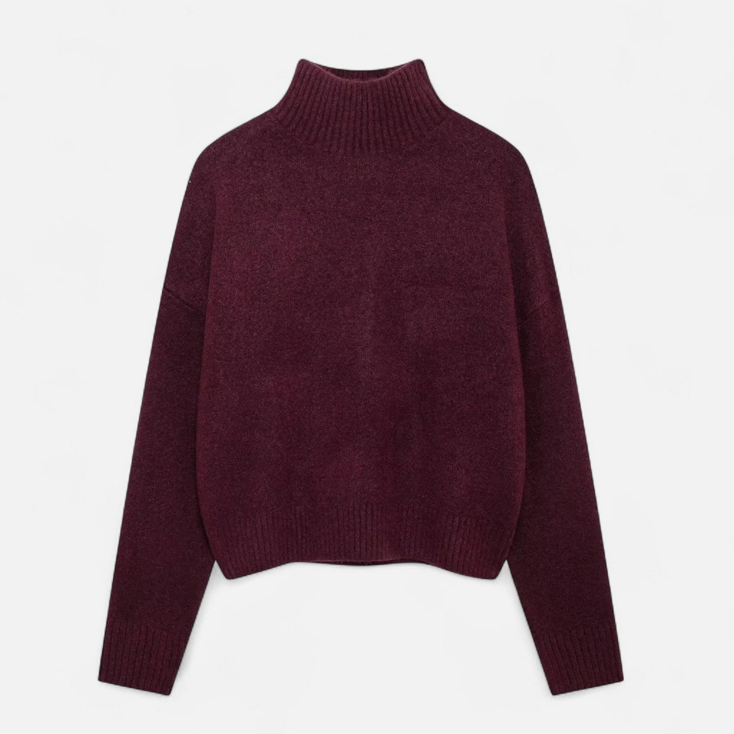 Women's Simple Crew Neck Pullover Sweater - Luxivelle