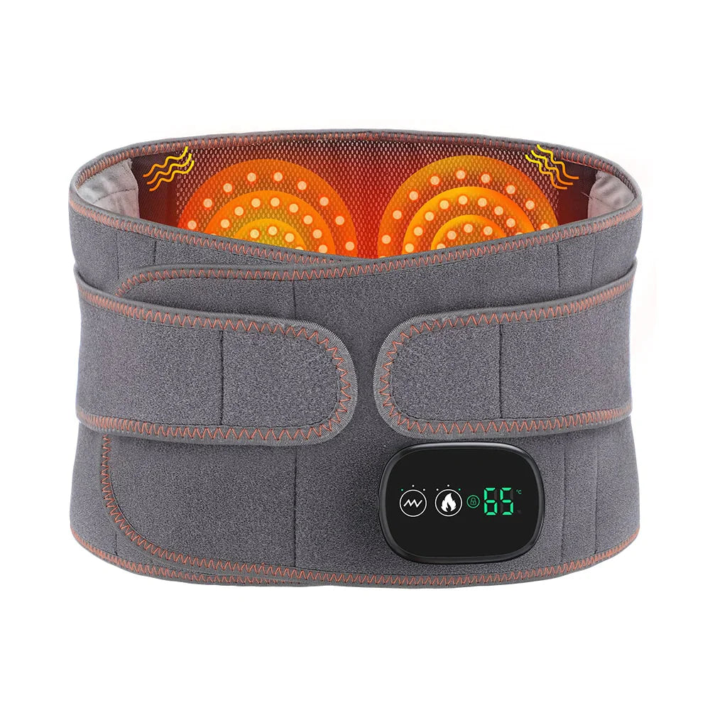 Warm Back Support Massager for Lower Back Relief - Luxivelle