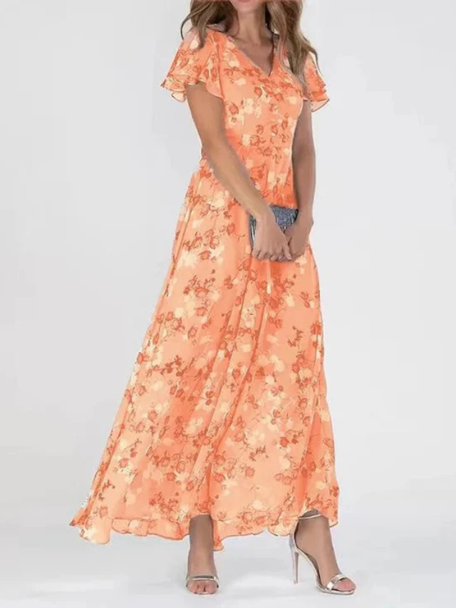 Elegant Belly Concealing Maxi Dress - Luxivelle