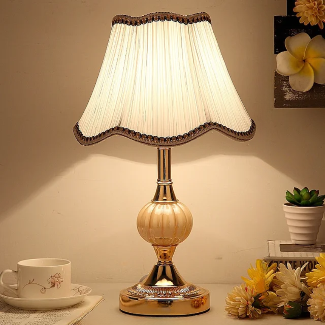 Rustic Nordic Bedside Table Lamp