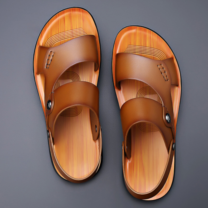 Cruelty Free Avenwood Faux Leather Sandals - Luxivelle