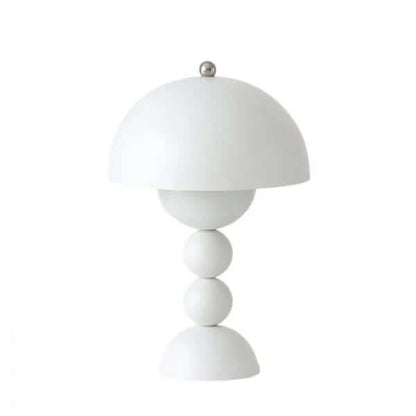 Compact Glass Flower Desk Light Lamp