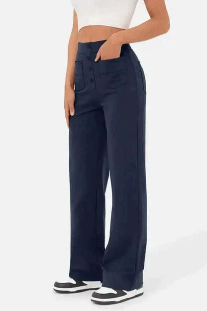 Comfortable Fit Women's High Waist Pants
