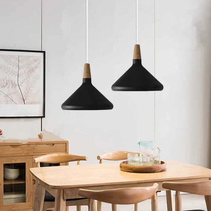 Sleek Metal Hanging Light