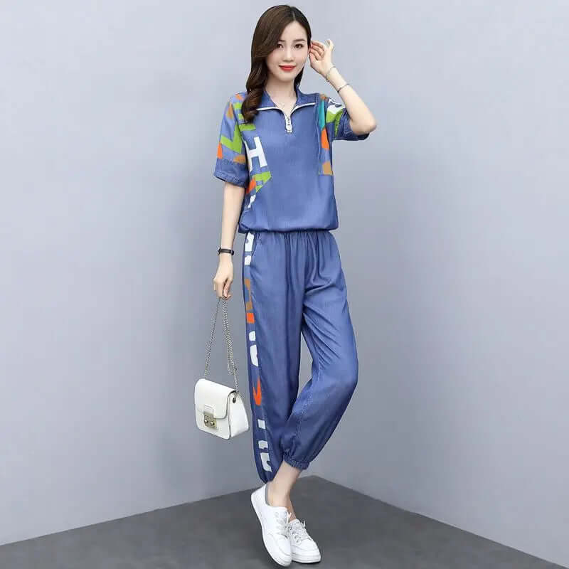 Relaxed Fit 2 Piece Outfit for Women