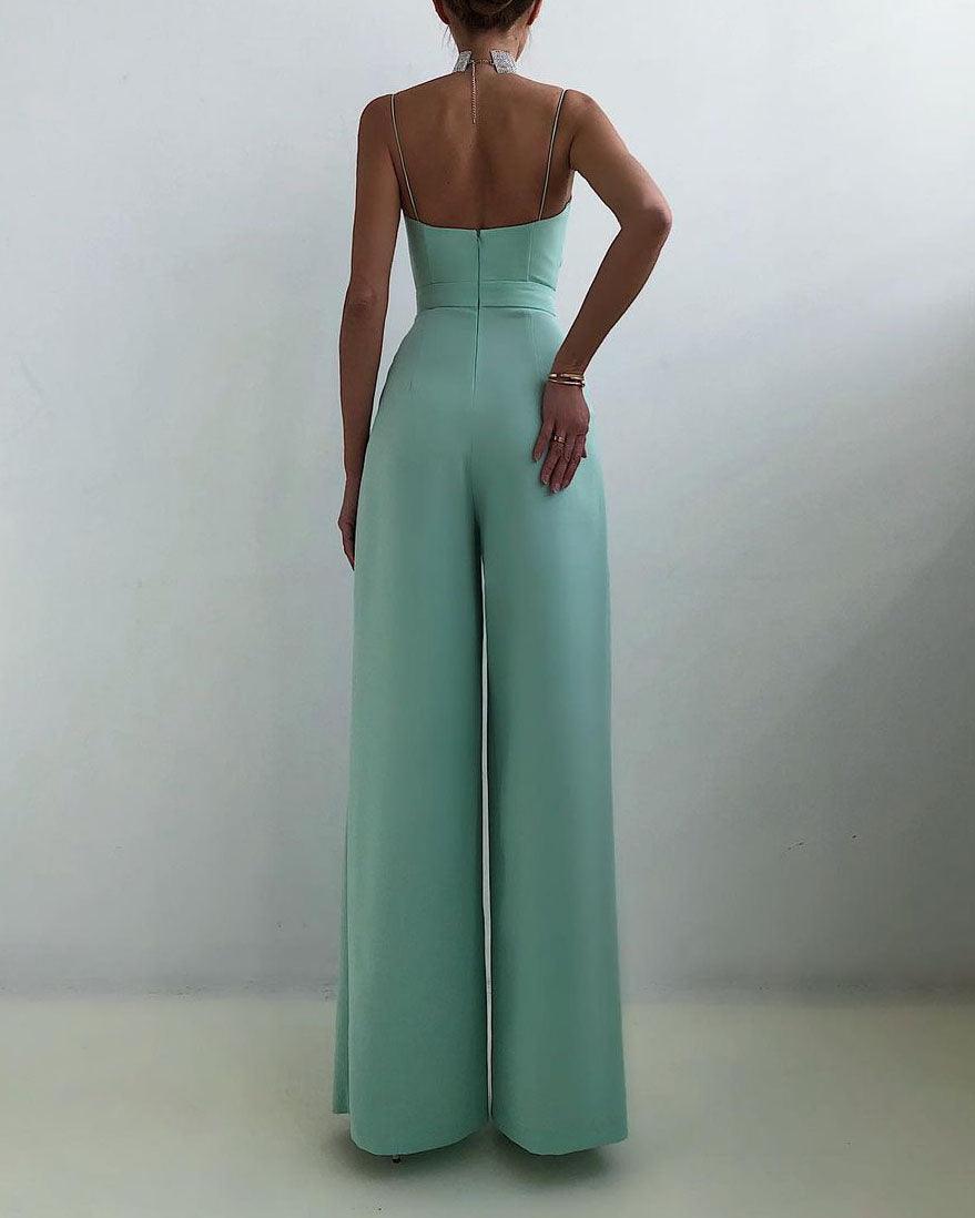 Chic High Waist Women's Jumpsuit