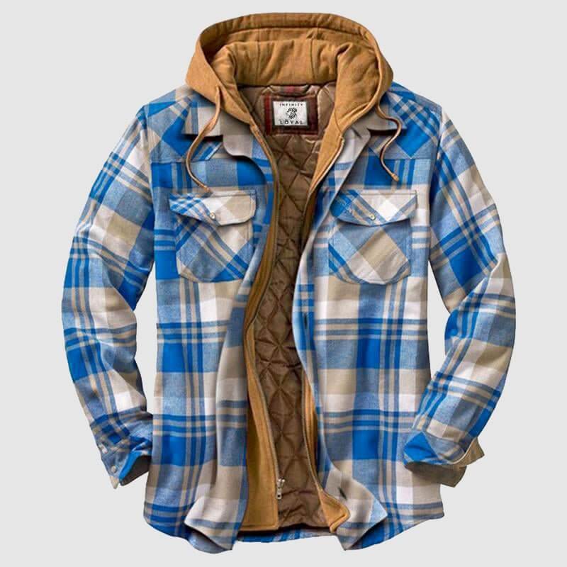 Classic Plaid Mens Jacket - Comfort Fit - Luxivelle