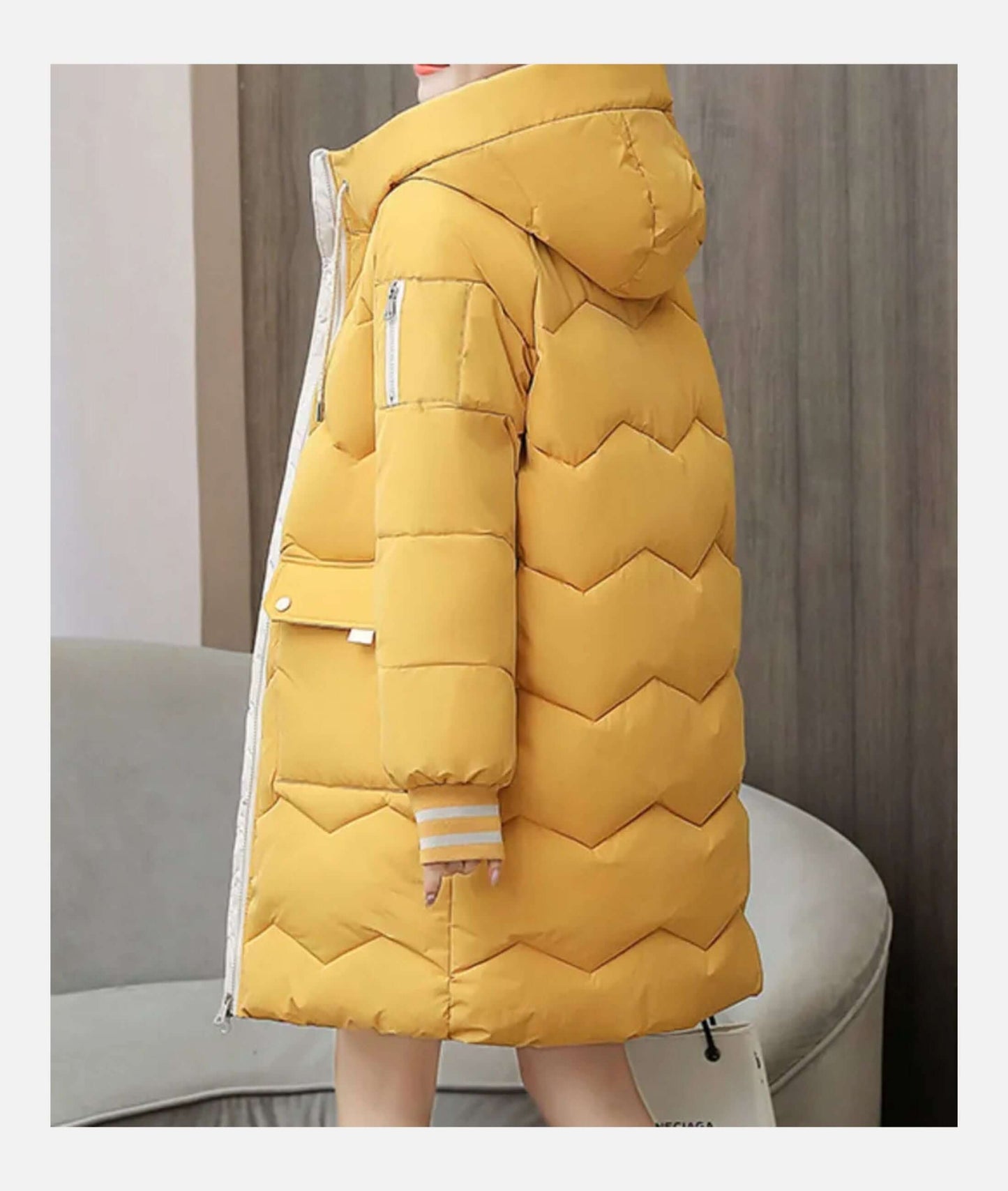 Ladies Warm Waterproof Parka Coat