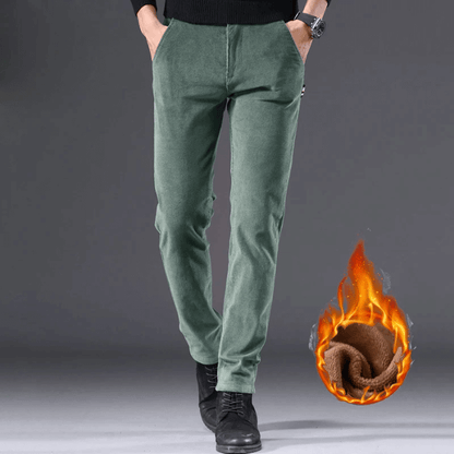 Warm Insulated Corduroy Snow Pants