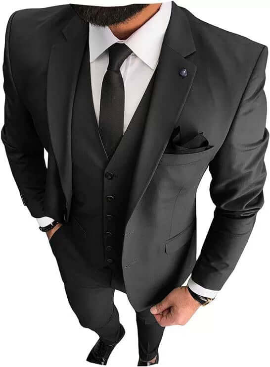 Classic Fit Men's 3 Piece Suit