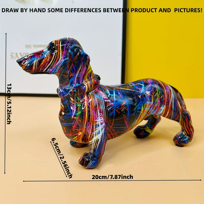 Fun Dog Figurine Dachshund Home Decor