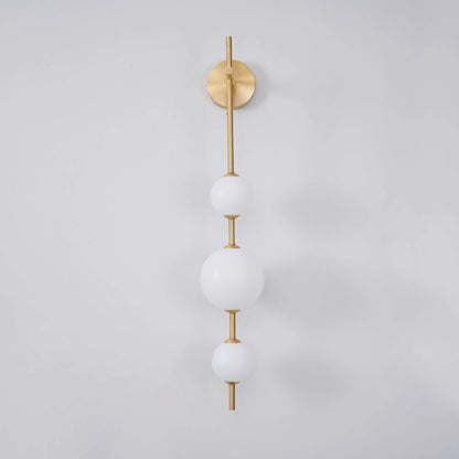 Sleek Round Glass Wall Light