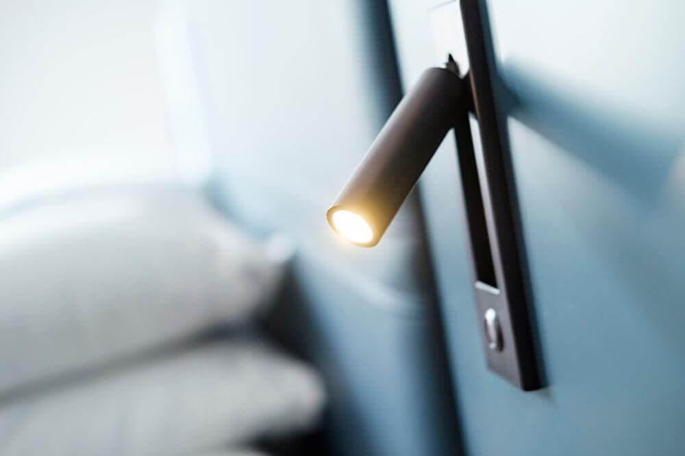 Contemporary Recessed Bedroom Wall Lamp
