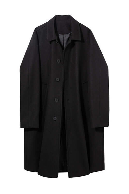 Men's Warm Large Tweed Winter Coat