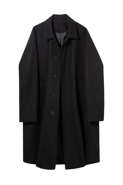 Men's Warm Large Tweed Winter Coat