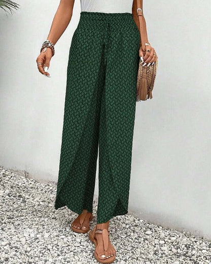 Loose Fit Wide Leg Pants - Comfortable & Breathable