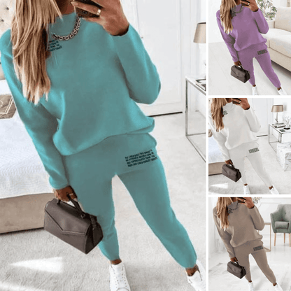 Comfy Graphic Print Women's Track Suit Set