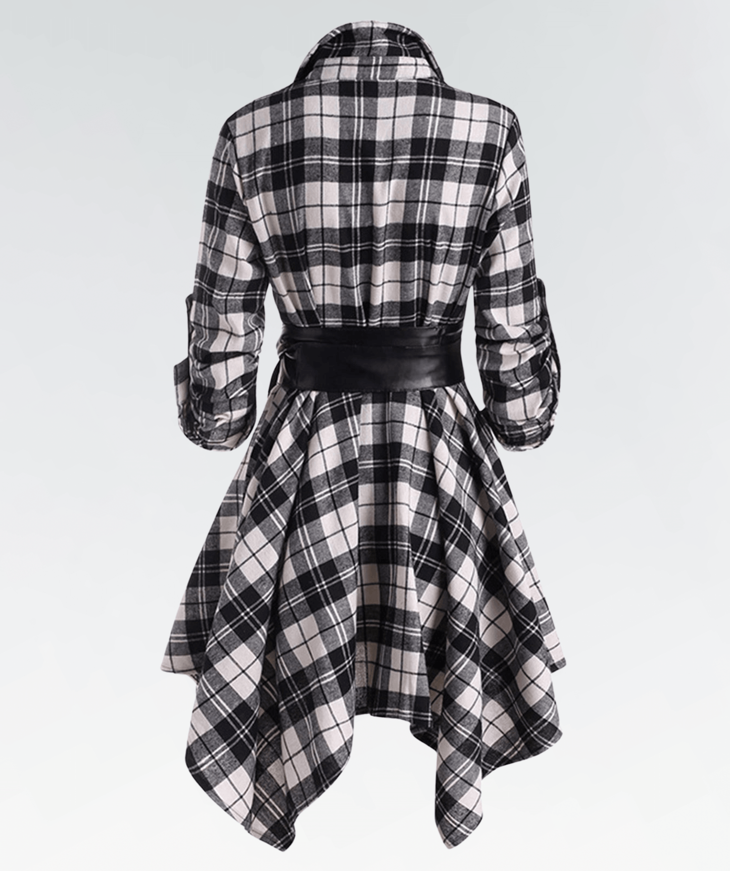 Classic Red Checkered Dress